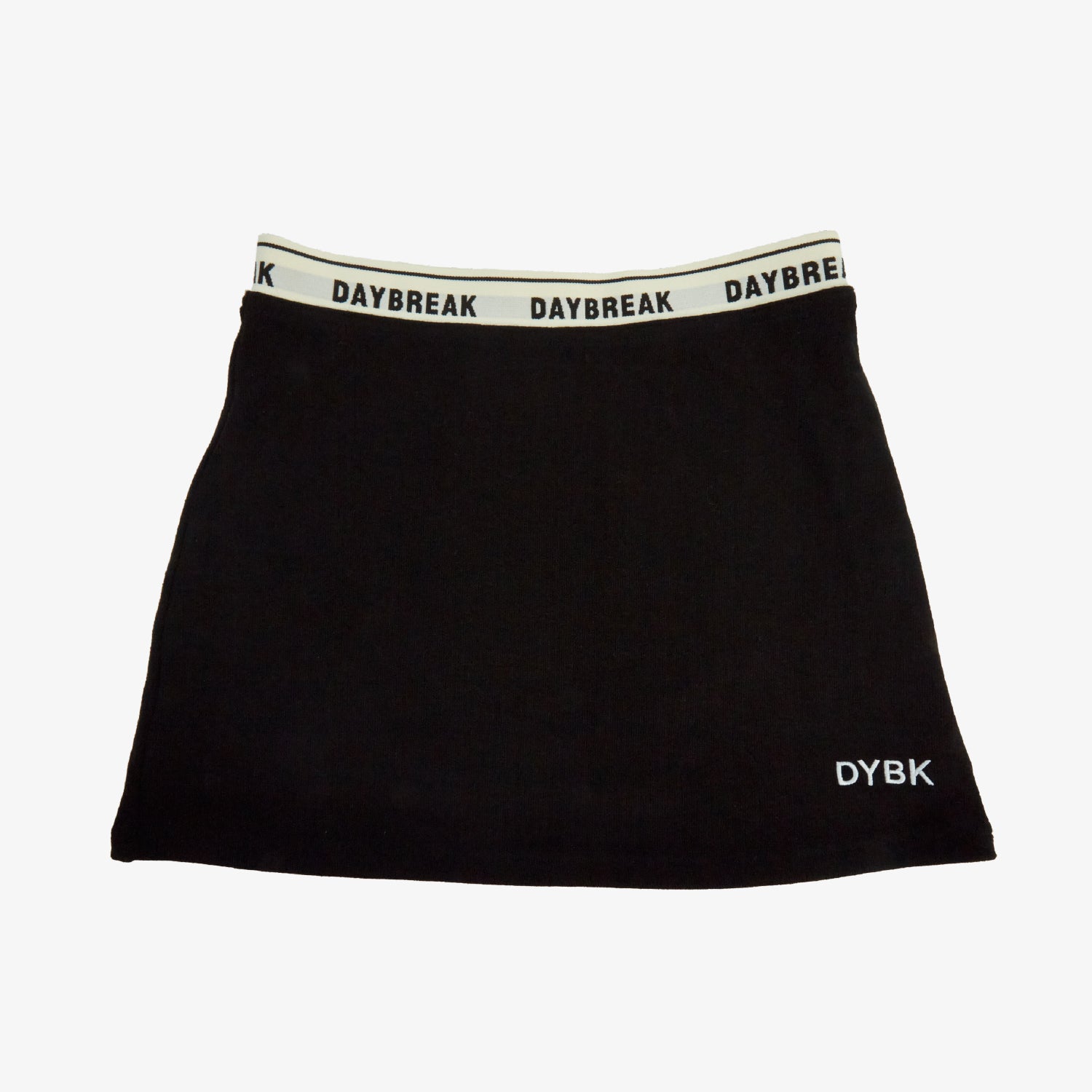 Daybreak Mini Knit Skirt Black