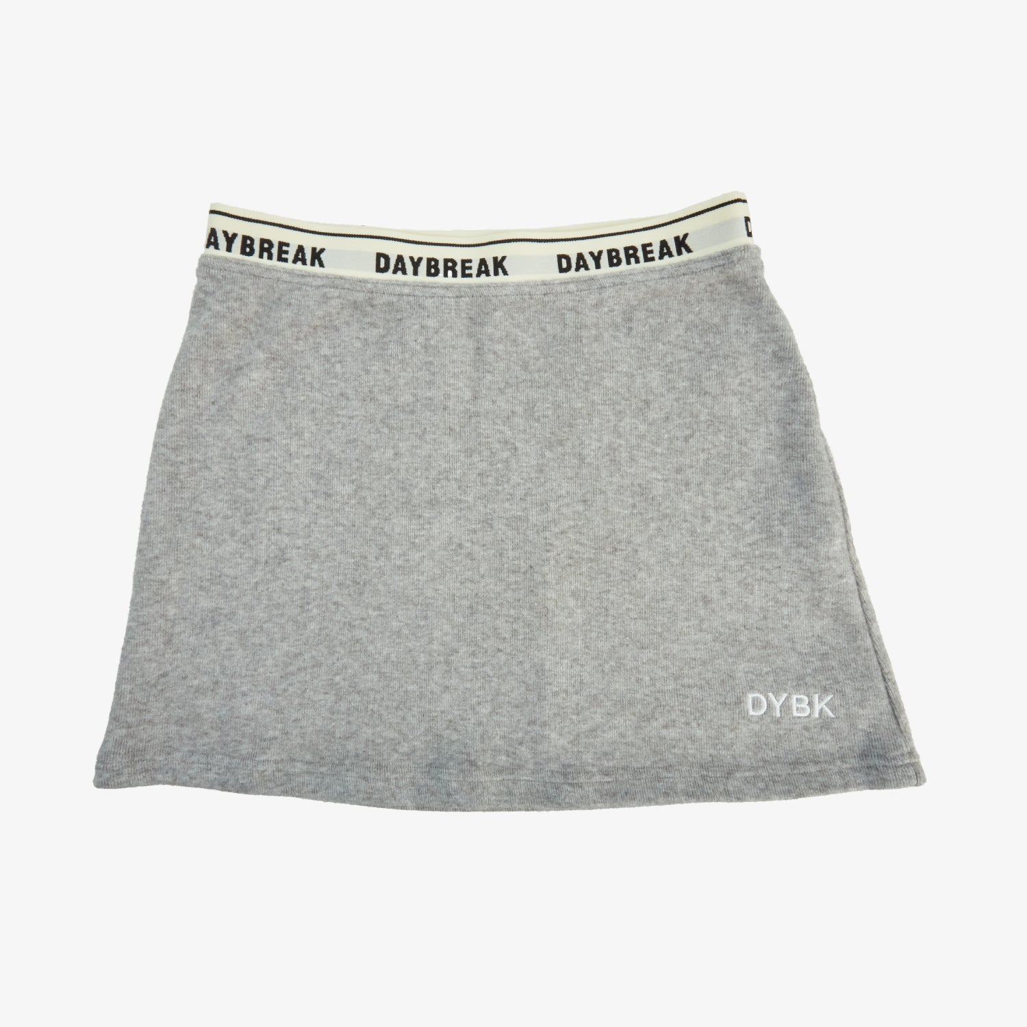 Daybreak Mini Knit Skirt Grey