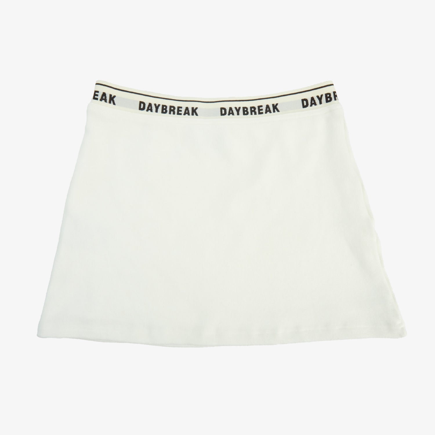 Daybreak Mini Knit Skirt Natural White