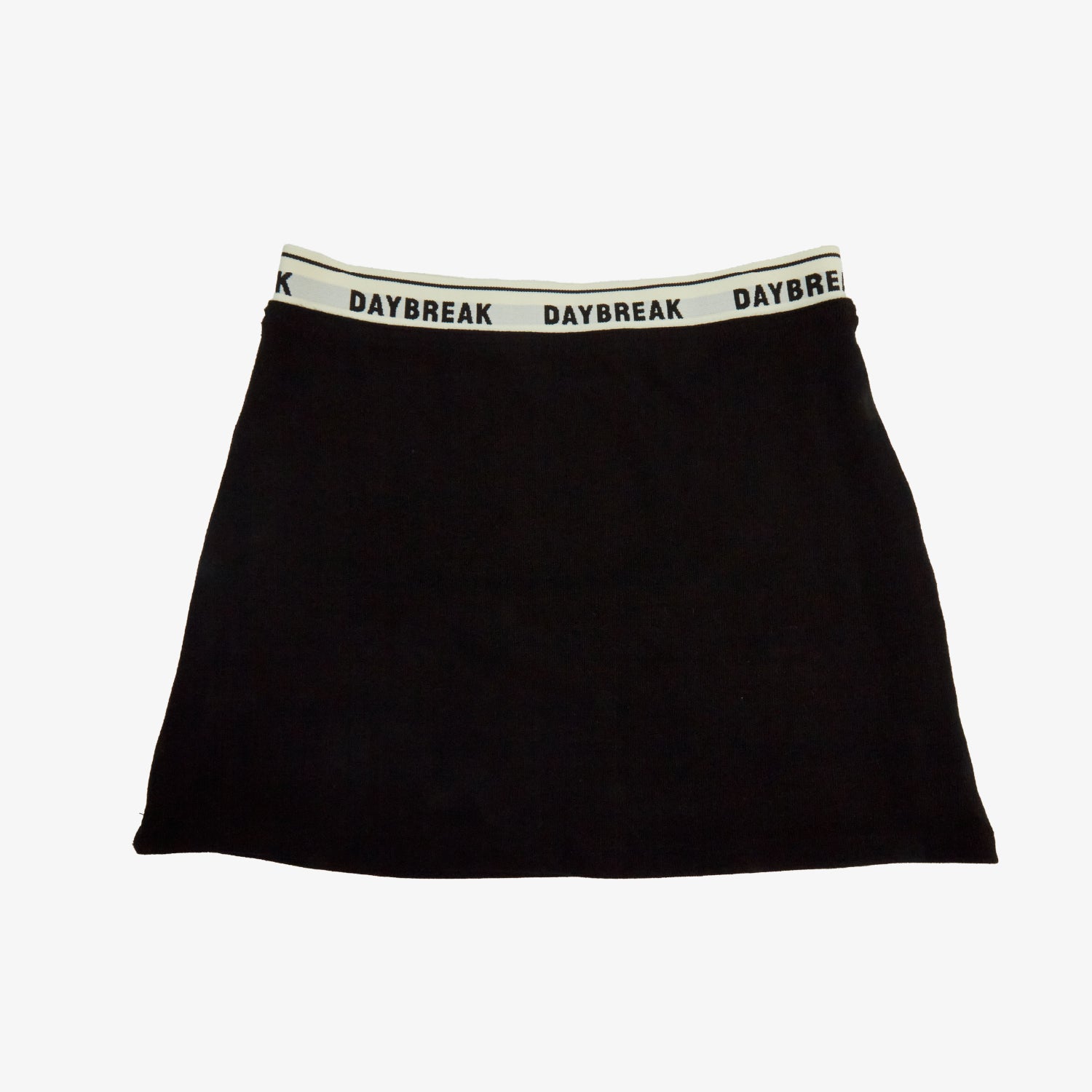Daybreak Mini Knit Skirt Black