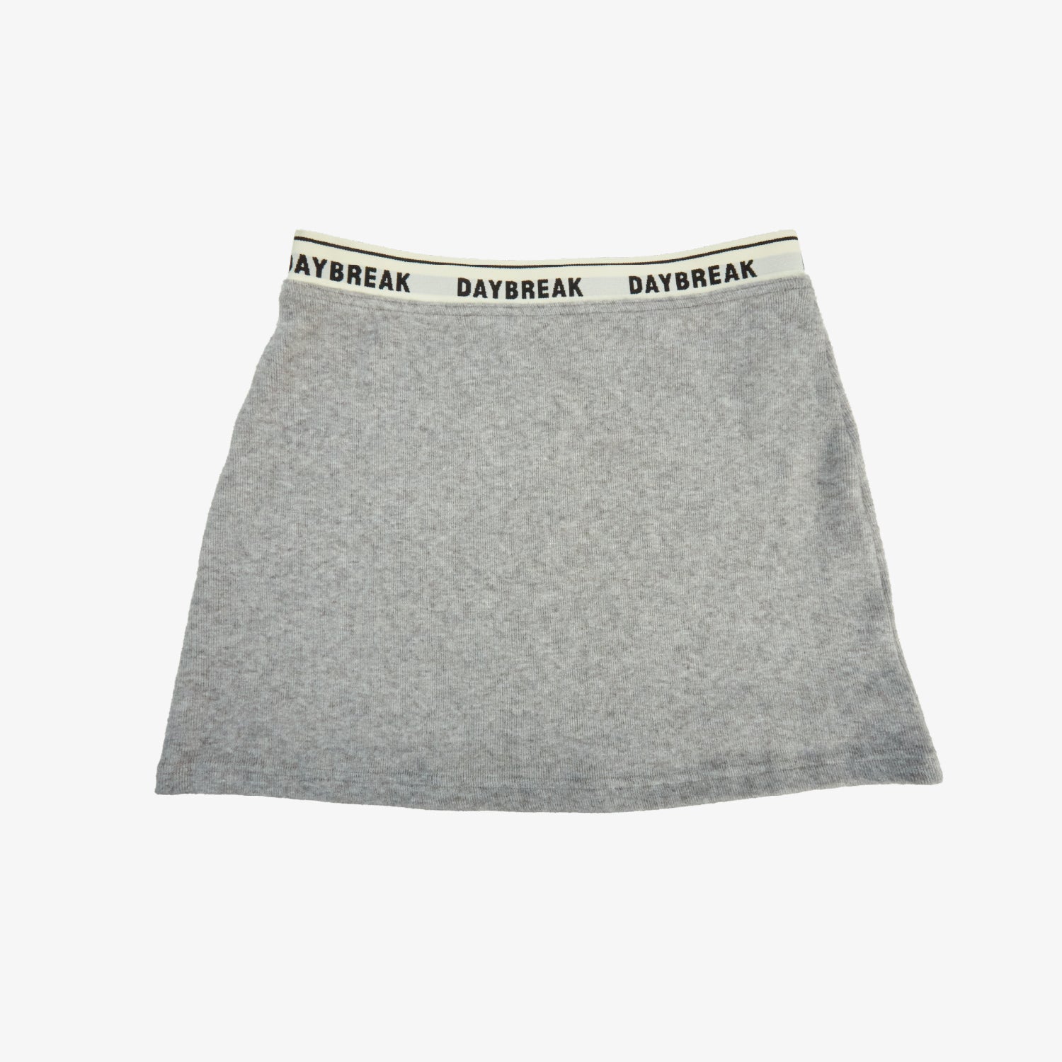 Daybreak Mini Knit Skirt Grey