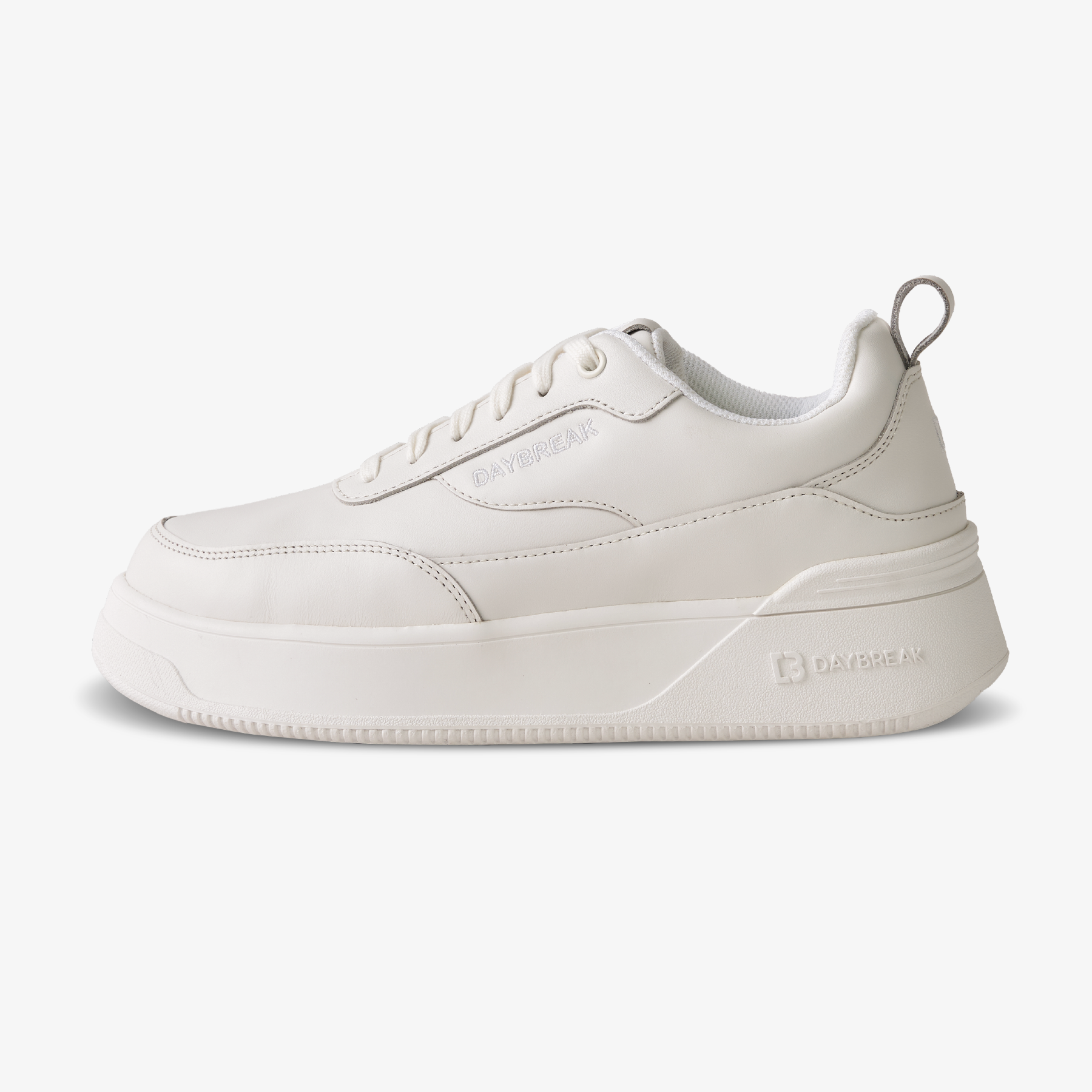 DAYBREAK T-City Platform One Leather White