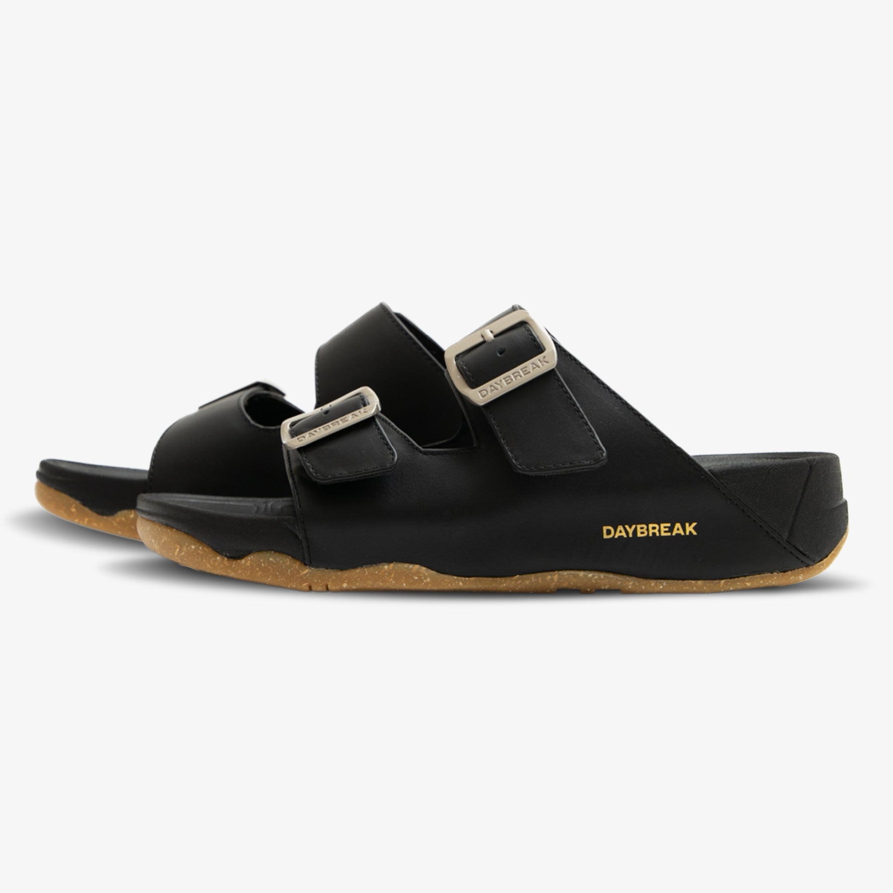 DAYBREAK Softwood Buckle Sandal Black