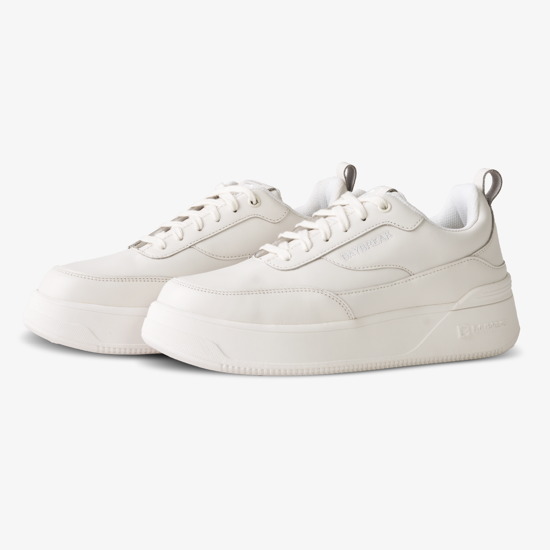 DAYBREAK T-City Platform One Leather  White