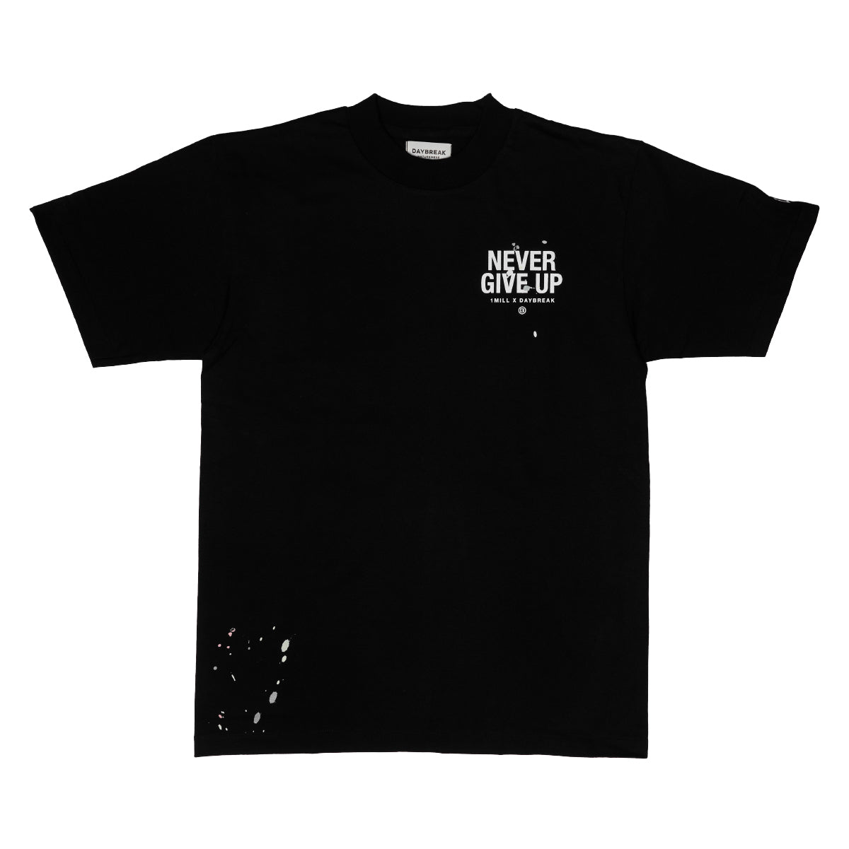 NEVER GIVE UP T-Shirt (Black)