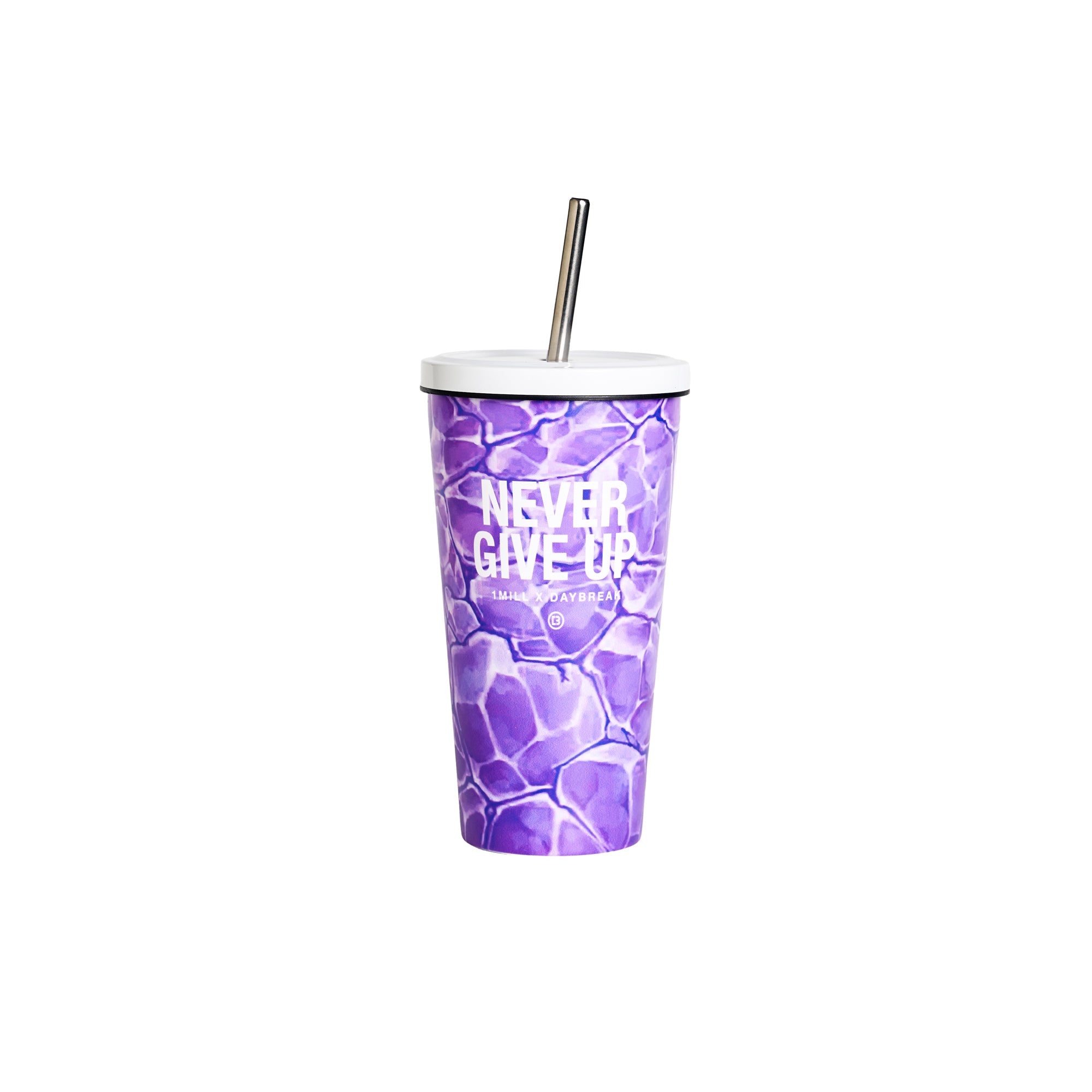 NEVER GIVE UP Premium Exclusive Tumbler 480 ml.